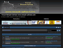 Tablet Screenshot of forum.renault-safrane.com